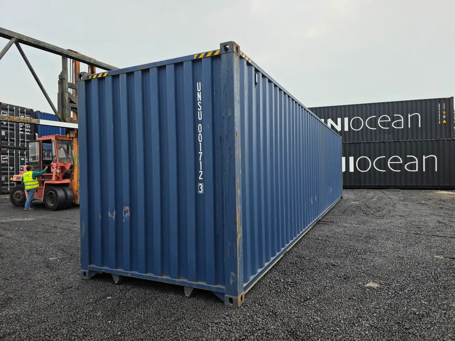 Conteneur maritime occasion 40 pieds High Cube (HC) – Image 4