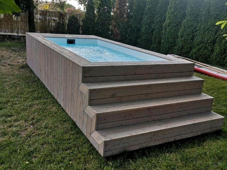 Piscine Conteneur avec habillage bois – Image 3