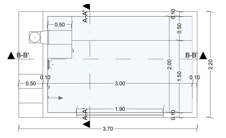 Piscine hors-sol en acier rigide ILU PRO 230 – Image 7