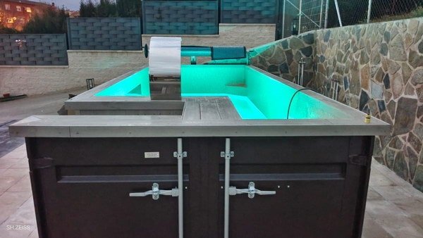 Conteneur 20 pieds transformé en piscine – Image 8