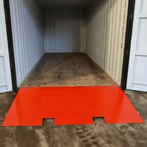 Rampe en acier pour conteneurs