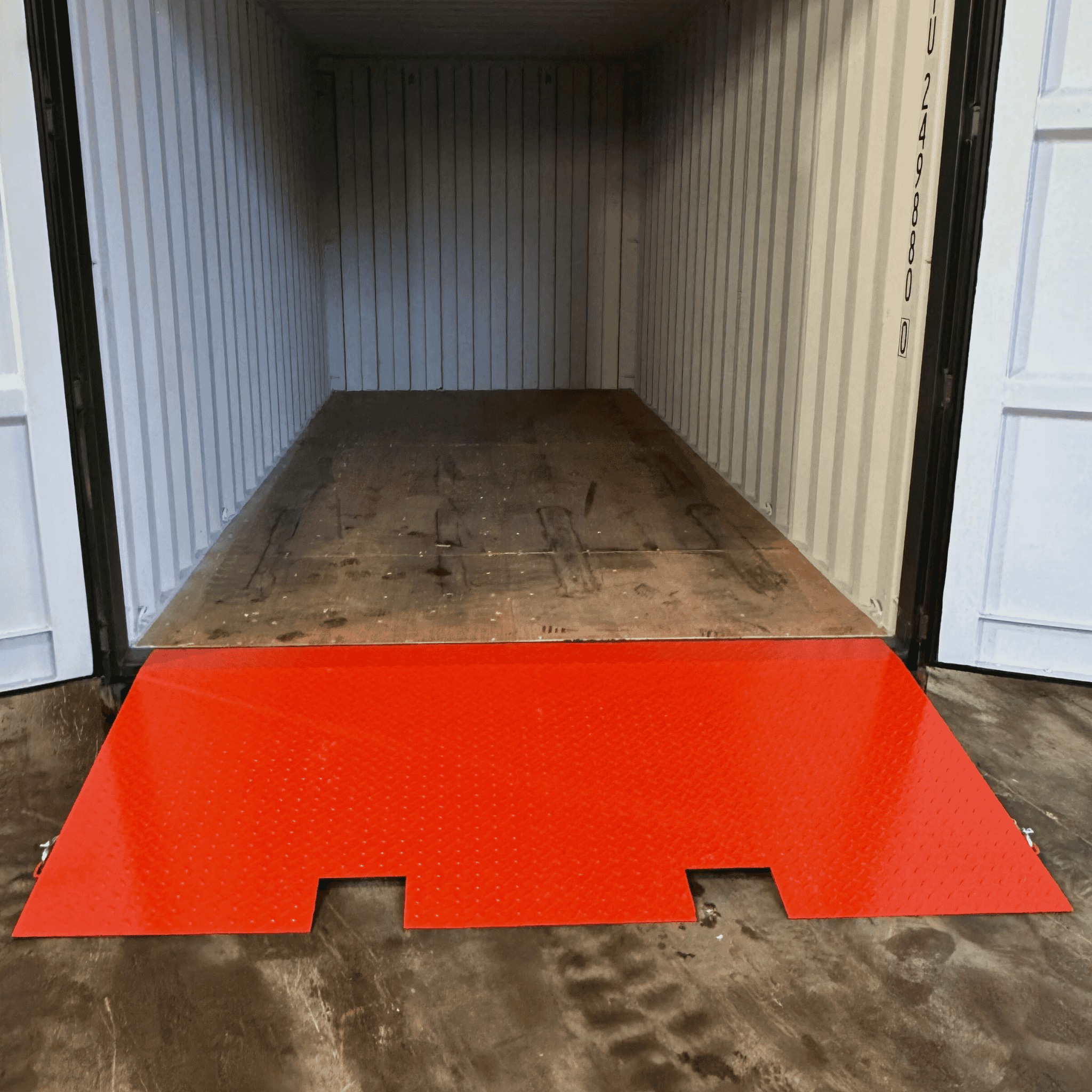Rampe en acier pour conteneurs