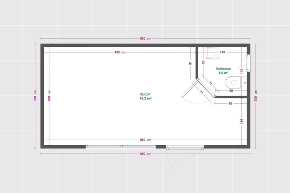 Conteneur Bureau 6 × 3 m – Image 6