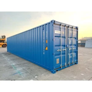 Conteneur maritime 40 pieds High Cube bleu