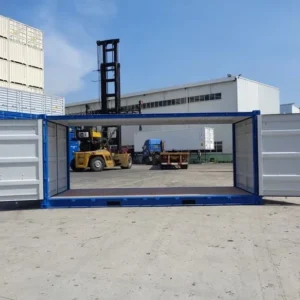 Conteneur avec portes aux deux extrémités