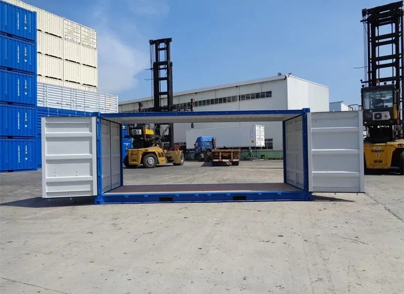 Conteneur avec portes aux deux extrémités