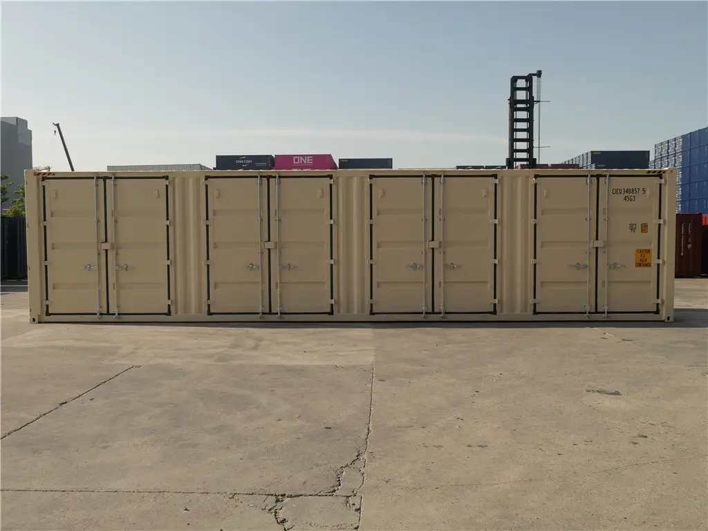 Conteneur 40 pieds avec porte latérale