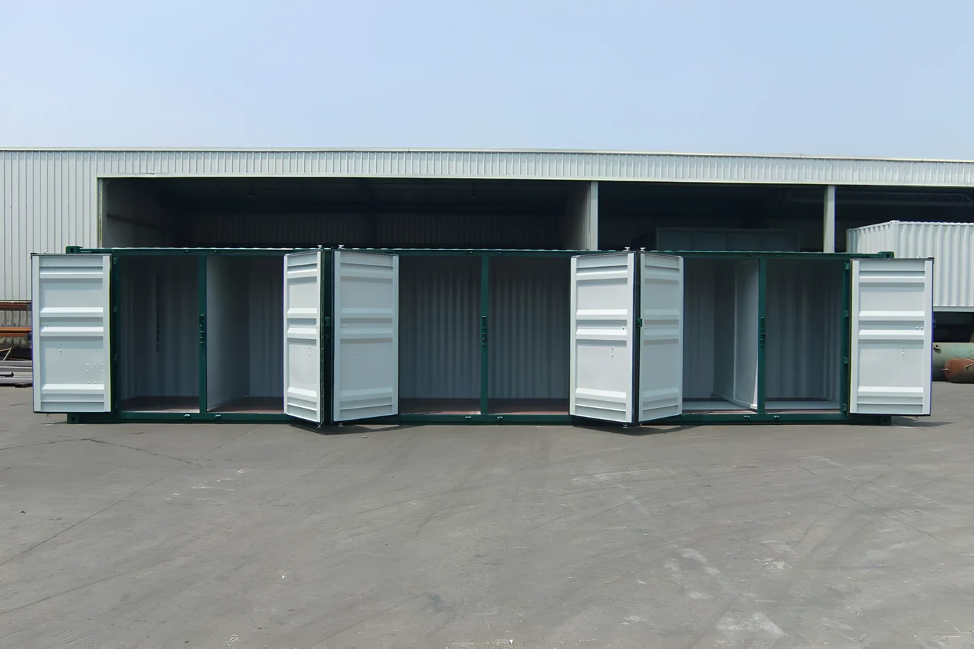 Conteneur de stockage 40 pieds avec 8 portes – Image 7