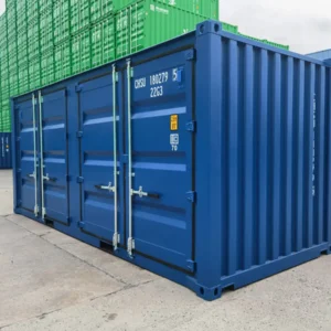 Conteneur neuf 20 pieds avec ouverture latérale (Side-Open) bleu