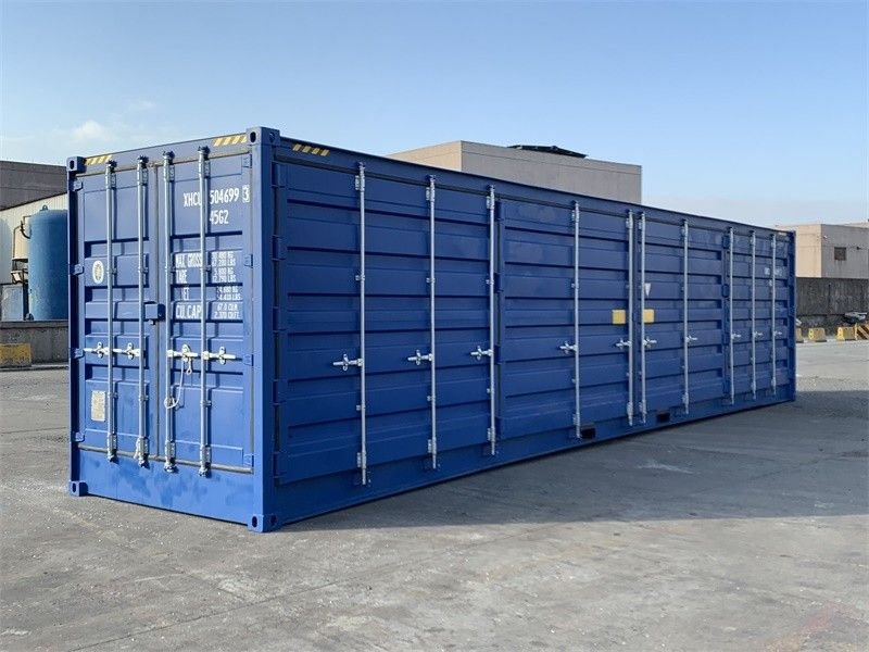 Conteneur maritime 40 pieds High Cube avec portes latérales