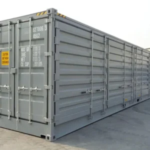 Conteneur maritime 40 pieds High Cube avec portes latérales