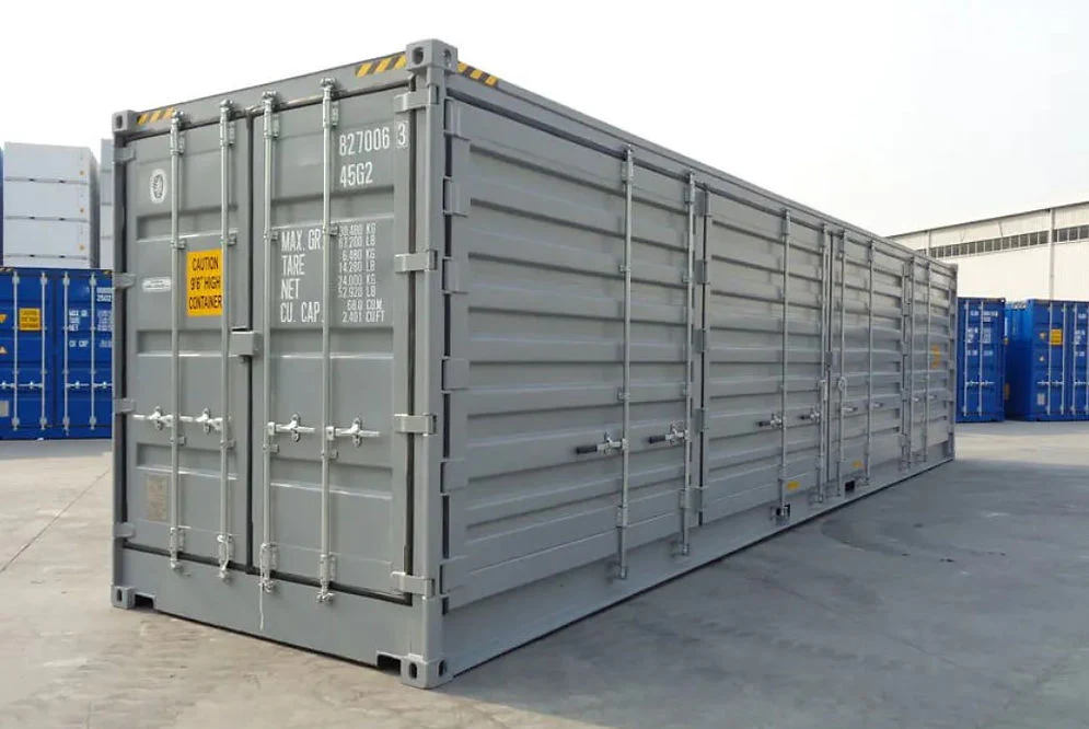 Conteneur maritime 40 pieds High Cube avec portes latérales