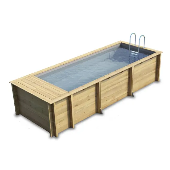 Piscine en bois Pool'n Box BWT Arena Versátil – 620 x 250 x 133 cm – Image 2